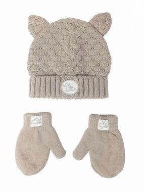 Bambi Baby Beanie and Mittens Set
